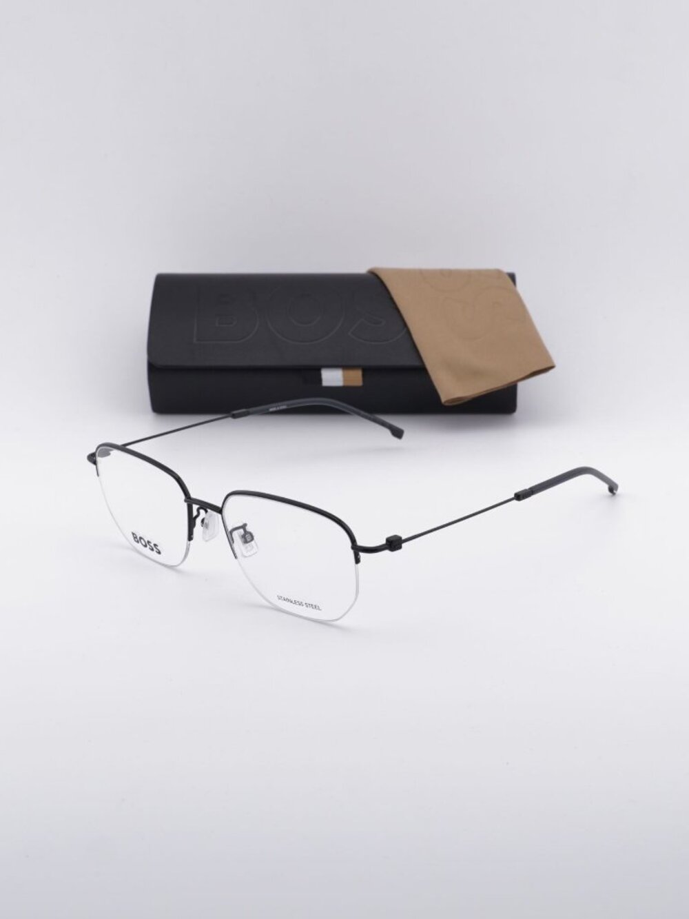 Hugo BOSS 1544/F 0807 00 Rectangle Eyeglasses 54mm - Black